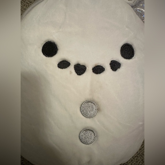 🇺🇸 8" SNOWMAN ⛄️ EMILY BAT SQUISHMALLOW SELECT SERIES With Stains - Picture 6 of 7